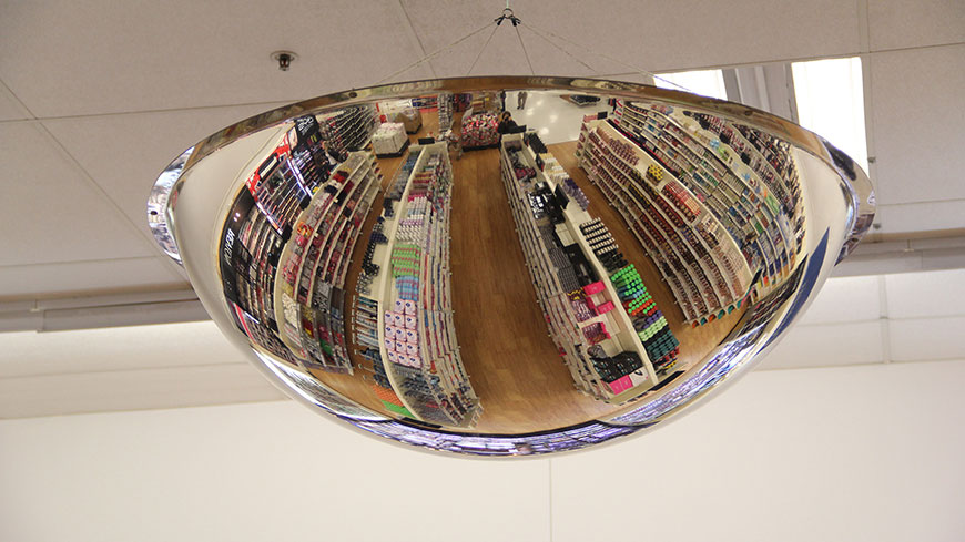 Retail Ceiling Dome Mirror